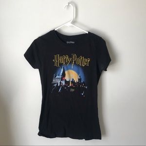 Harry Potter hogwarts building T-shirt